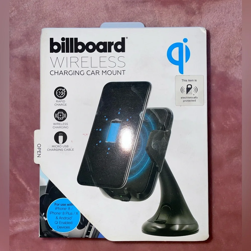 Billboard Wireless Charging Car Mount